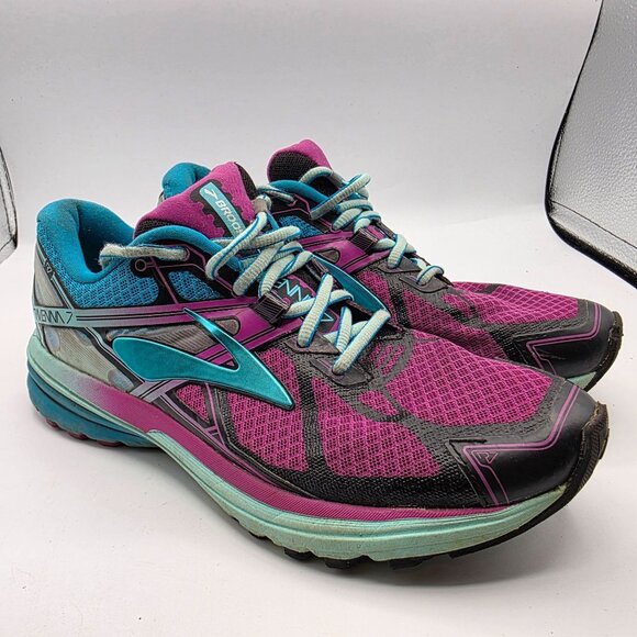 Brooks Ravenna 7 Womens 8.5 Purplel Running Shoes Lightweight Breathable Sneaker - Picture 1 of 13